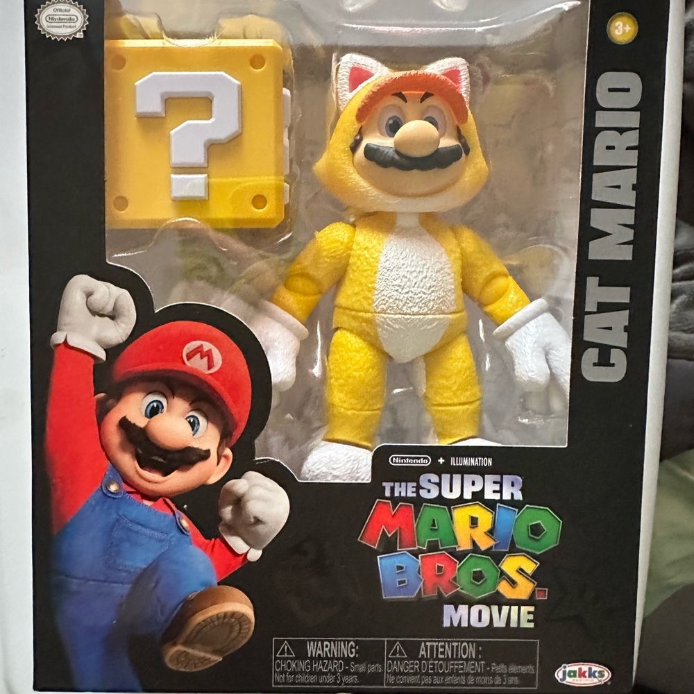 Super Mario Bros Movie Cat- 5 Inch Figure- Jakks 2023